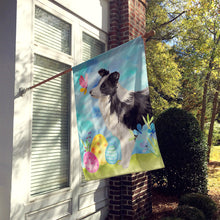 Load image into Gallery viewer, Border Collie Easter Flag Canvas House Size BB9618CHF