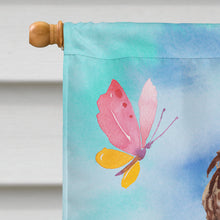 Load image into Gallery viewer, Brown Cockapoo Easter Flag Canvas House Size BB9619CHF