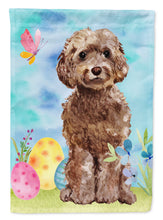 Load image into Gallery viewer, Brown Cockapoo Easter Garden Flag - Outdoor Decorative Yard Flag BB9619GF