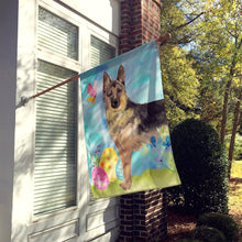 Load image into Gallery viewer, German Shepherd Easter Flag Canvas House Size BB9627CHF