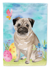 Load image into Gallery viewer, Fawn Pug Easter Flag Canvas House Size BB9635CHF