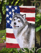 Load image into Gallery viewer, Alaskan Malamute Patriotic Garden Flag - Outdoor Decorative Yard Flag BB9638GF