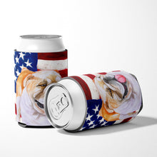Load image into Gallery viewer, English Bulldog Patriotic Can or Bottle Hugger BB9639CC