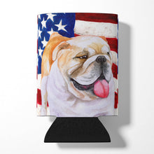 Load image into Gallery viewer, English Bulldog Patriotic Can or Bottle Hugger BB9639CC