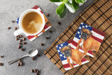 Load image into Gallery viewer, German Boxer Patriotic Foam Coaster  BB9640FC