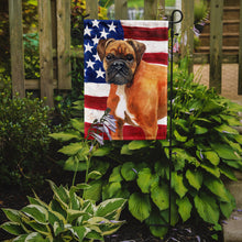 Load image into Gallery viewer, German Boxer Patriotic Garden Flag - Outdoor Decorative Yard Flag BB9640GF
