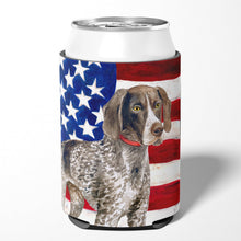 Load image into Gallery viewer, German Shorthaired Pointer Patriotic Can or Bottle Hugger BB9641CC
