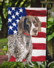 Load image into Gallery viewer, German Shorthaired Pointer Patriotic Garden Flag - Outdoor Decorative Yard Flag BB9641GF