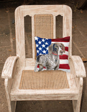 Load image into Gallery viewer, German Shorthaired Pointer Patriotic Fabric Decorative Pillow BB9641PW1818