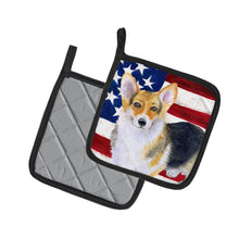 Load image into Gallery viewer, Pembroke Corgi Patriotic Pot Holders - Set of 2 - Heat-Resistant Kitchen Essentials BB9642PTHD