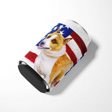 Load image into Gallery viewer, American Staffordshire Patriotic Can or Bottle Hugger BB9644CC