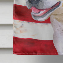 Load image into Gallery viewer, American Staffordshire Patriotic Flag Canvas House Size BB9644CHF