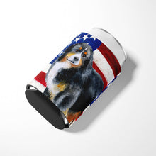 Load image into Gallery viewer, Bernese Mountain Dog Patriotic Can or Bottle Hugger BB9645CC