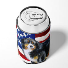 Load image into Gallery viewer, Bernese Mountain Dog Patriotic Can or Bottle Hugger BB9645CC