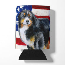 Load image into Gallery viewer, Bernese Mountain Dog Patriotic Can or Bottle Hugger BB9645CC