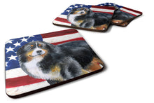 Load image into Gallery viewer, Bernese Mountain Dog Patriotic Foam Coaster  BB9645FC