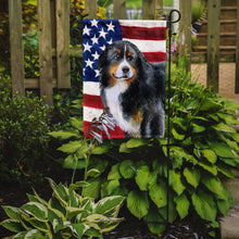 Load image into Gallery viewer, Bernese Mountain Dog Patriotic Garden Flag - Outdoor Decorative Yard Flag BB9645GF