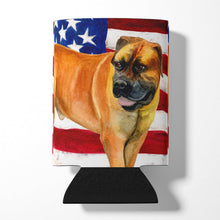 Load image into Gallery viewer, Boerboel Mastiff Patriotic Can or Bottle Hugger BB9646CC