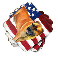 Load image into Gallery viewer, Boerboel Mastiff Patriotic Foam Coaster  BB9646FC