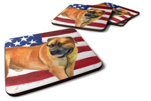 Load image into Gallery viewer, Boerboel Mastiff Patriotic Foam Coaster  BB9646FC