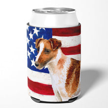 Load image into Gallery viewer, Smooth Fox Terrier Patriotic Can or Bottle Hugger BB9647CC