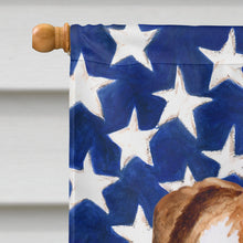 Load image into Gallery viewer, Smooth Fox Terrier Patriotic Flag Canvas House Size BB9647CHF