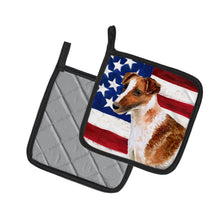 Load image into Gallery viewer, Smooth Fox Terrier Patriotic Pot Holders - Set of 2 - Heat-Resistant Kitchen Essentials BB9647PTHD