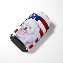 Load image into Gallery viewer, Bichon Frise Patriotic Can or Bottle Hugger BB9648CC