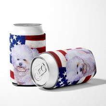 Load image into Gallery viewer, Bichon Frise Patriotic Can or Bottle Hugger BB9648CC