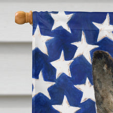 Load image into Gallery viewer, East-European Shepherd Patriotic Flag Canvas House Size BB9649CHF