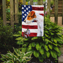 Load image into Gallery viewer, Fox Terrier Patriotic Garden Flag - Outdoor Decorative Yard Flag BB9650GF