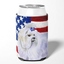 Load image into Gallery viewer, Maltese Patriotic Can or Bottle Hugger BB9651CC