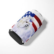 Load image into Gallery viewer, Maltese Patriotic Can or Bottle Hugger BB9651CC