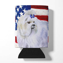 Load image into Gallery viewer, Maltese Patriotic Can or Bottle Hugger BB9651CC