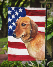 Load image into Gallery viewer, Dachshund Patriotic Garden Flag - Outdoor Decorative Yard Flag BB9652GF