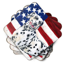 Load image into Gallery viewer, Dalmatian Patriotic Foam Coaster  BB9653FC