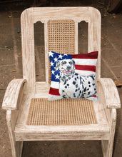 Load image into Gallery viewer, Dalmatian Patriotic Fabric Decorative Pillow BB9653PW1818
