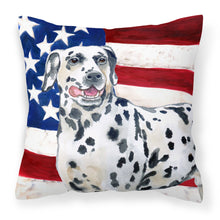 Load image into Gallery viewer, Dalmatian Patriotic Fabric Decorative Pillow BB9653PW1818
