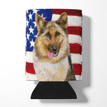 Load image into Gallery viewer, German Shepherd Patriotic Can or Bottle Hugger BB9654CC