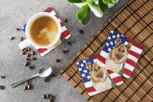 Load image into Gallery viewer, German Shepherd Patriotic Foam Coaster  BB9654FC