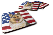 Load image into Gallery viewer, German Shepherd Patriotic Foam Coaster  BB9654FC