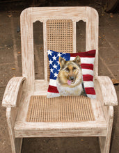 Load image into Gallery viewer, German Shepherd Patriotic Fabric Decorative Pillow BB9654PW1818