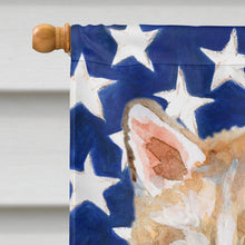 Load image into Gallery viewer, Siberian Husky Patriotic Flag Canvas House Size BB9655CHF