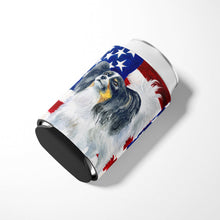 Load image into Gallery viewer, Papillon Patriotic Can or Bottle Hugger BB9657CC