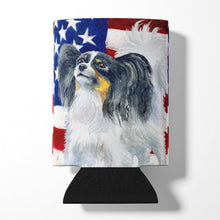Load image into Gallery viewer, Papillon Patriotic Can or Bottle Hugger BB9657CC