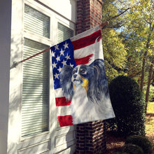 Load image into Gallery viewer, Papillon Patriotic Flag Canvas House Size BB9657CHF