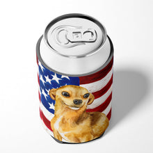 Load image into Gallery viewer, Chihuahua Patriotic Can or Bottle Hugger BB9658CC