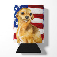 Load image into Gallery viewer, Chihuahua Patriotic Can or Bottle Hugger BB9658CC