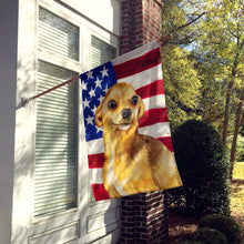 Load image into Gallery viewer, Chihuahua Patriotic Flag Canvas House Size BB9658CHF