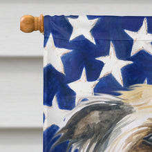 Load image into Gallery viewer, Chinese Crested Patriotic Flag Canvas House Size BB9659CHF